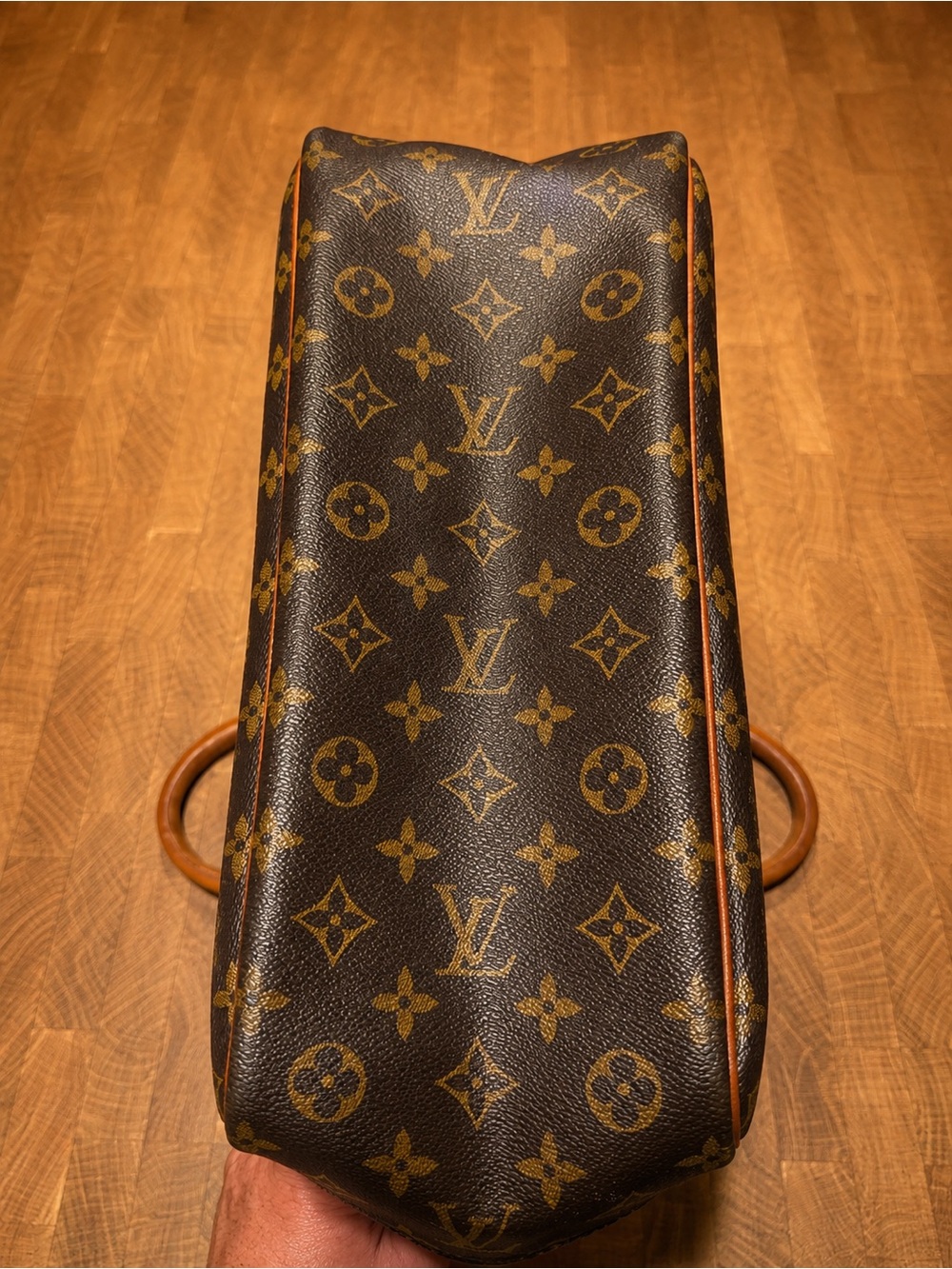 Louis Vuitton Monogram Deauville Handbag Vanity Bag MB0063 Made in France - Picture 6 of 14